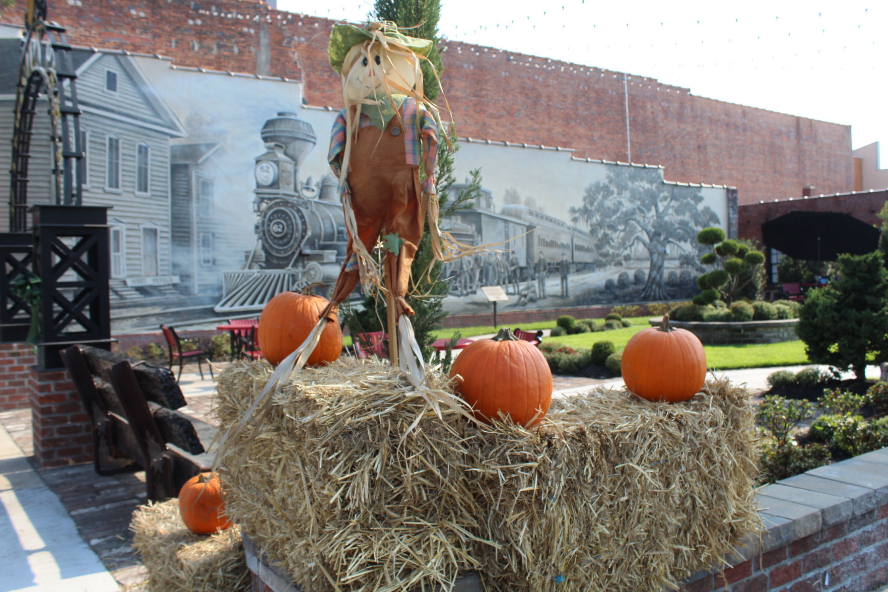 Downtown decorations